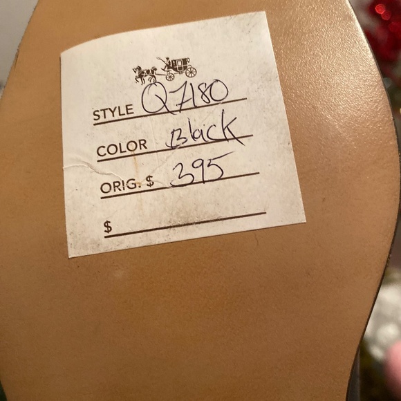 Coach Black Riding Boot Brand New never Worn size 5 - Picture 4 of 5